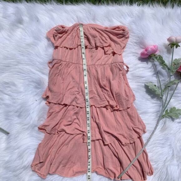 Rue 21 Pale Pink Layered Strapless Dress Medium - Picture 4 of 6